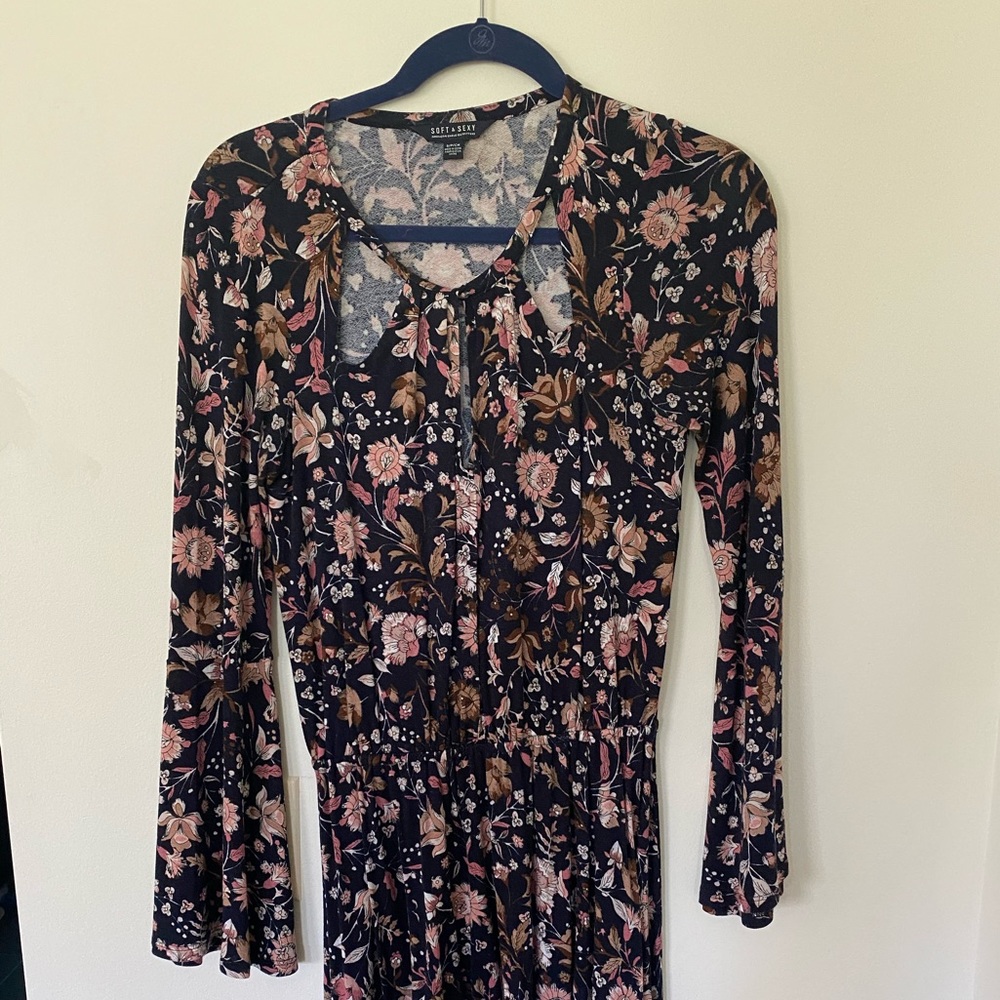 American Eagle Floral Long Sleeve Dress